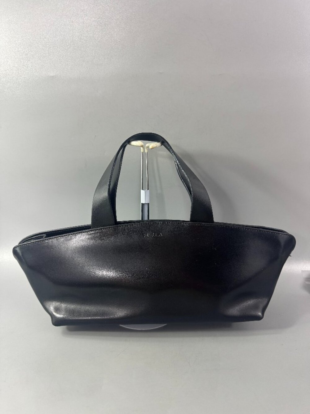 Furla Black Leather Satchel